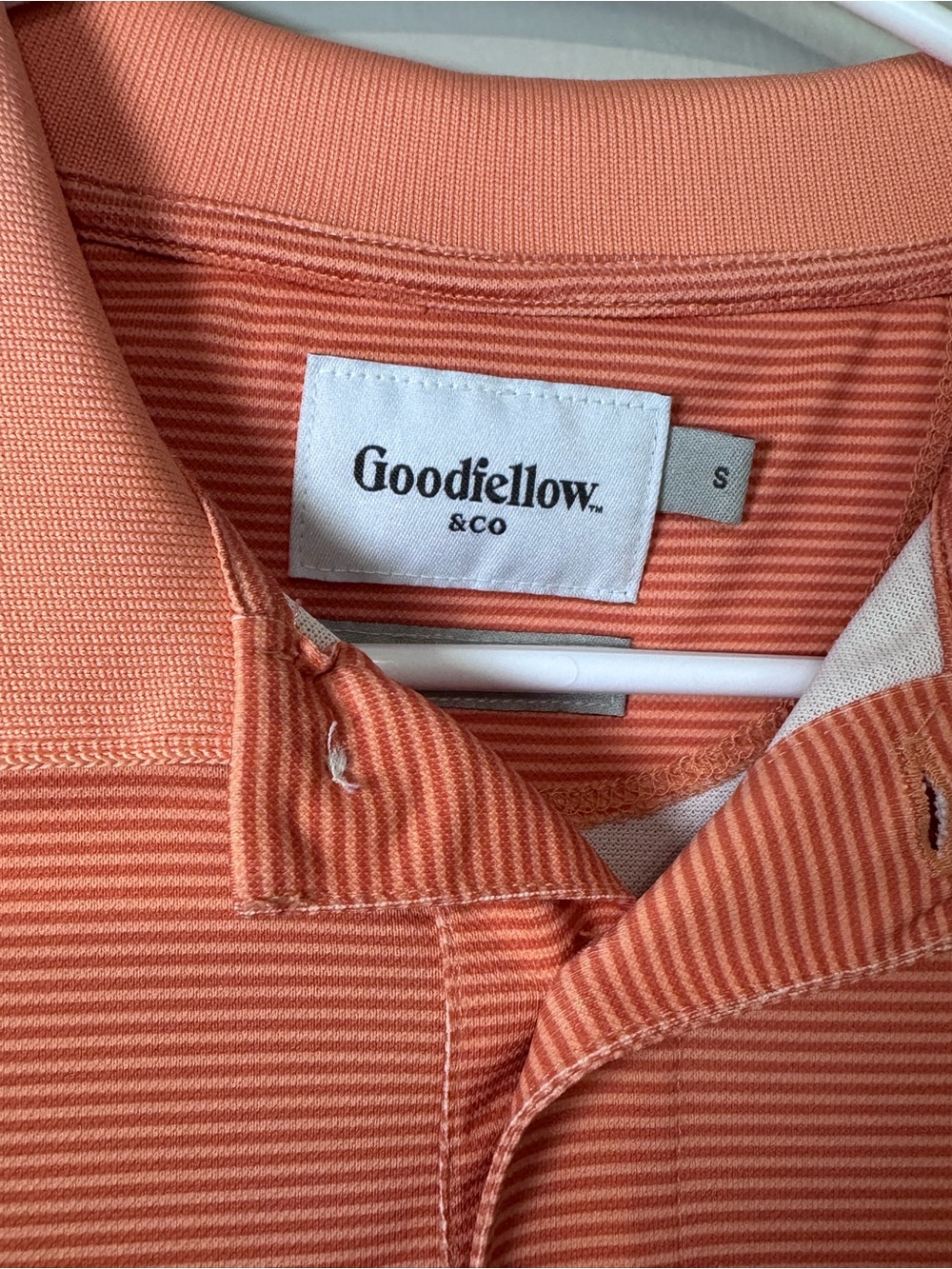 Men's Small Goodfellow & Co Orange Polo 🧡